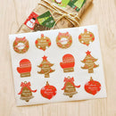 120pcs Merry Christmas Sealing Stickers DIY Gifts Candy Bags Labels Paper TagsJR