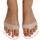 1 Pair Open-toed Forefoot Cushions Toe Separators Metatarsal Pad Corrector