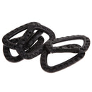 5 Pcs Outdoor Plastic Carabiner D-Ring Key Chain Clip Hook