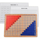 Addition & Subtraction Board Montessori Maths Teaching Aids +10Pcs Beads Bar