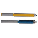 2 x Long Straight Router Bit Woodworking Tools Flush Trim Router Bit Shank