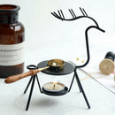 Sealing Wax Bead Warmer Melting Deer Shaped Stamp Wax Furnace Stove Pot