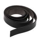 1.5cm In Width Pu Leather Trimming Strap Roll For Garment Black 2 Pieces