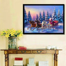 Christmas 5D diamond painting full diamond DIY embroidery rhinestone stickerJ5U5