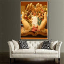 Religion God Hand Hold DIY Diamond Painting Embroidery Cross Stitch Kit
