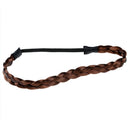Hair Braids Braided Headband Fashion Plaits Hairband Bands - Light Brown V3Y6