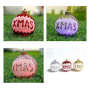 The new 3pcs Christmas ball Christmas scene with Christmas tree decoration