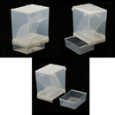 3x Pet Bird Automatic Feeder Food Feeding Box Parrot Finch Dispenser Cage Perch