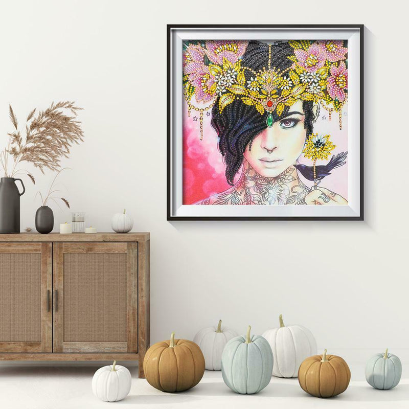 5D DIY Special Shaped Diamond Painting Beauty Cross Stitch Mosaic Craft Kit