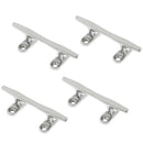 4 Pieces 100Mm Marine Boat Line Rope Dock Deck Cleat Open Base Mooring Acce