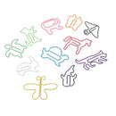 Colored Metal Wire Animal Paper Clips,Bookmarks,60pcs,School Stationery Gift