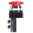 AC 600V 6A 38mm 1.5" Red Sign Momentary Mushroom Push Button Switch 1 NO 1  N9C8