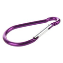 Large D Shaped Aluminum Carabiner Bi-colored Clip Hook for Hiking Camping I1R4