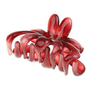 Large Red Hair Claw Clamp Clip Acrylic Barrette Hair Accessories Hairwear