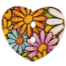 100 Multicolor 2 Holes Wood Sewing Buttons Scrapbooking Knopf Bouton H9H2