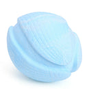 Pet Rugby Shape Chew Toys Dog Bite Tooth Clean Interactive Balls (Blue) A
