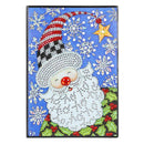 DIY Santa Claus Special Shaped Diamond Painting 60 Pages A5 Office Notebook