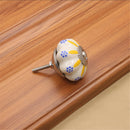 Durable Painting Pumpkin Drawer Cabinet Knob Cupboard Ceramic Handle Pull New