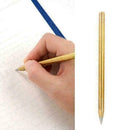 Retro Brass Inkless Metal Pen Pure Brass No-ink Pen Stylus Pencil Everlasti C1O9