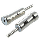 2 Pcs Car Male Plug AM/FM Radio Antenna Cable Adapters Connectors