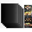 5x Barbecue BBQ Mat Pad Reusable Barbecue Grilling Cooking Baking Picnic Set