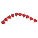 50pcs Wooden Love Snack Photo Clip Clothespin Craft Postcard Clamps Decor
