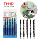 5x T144D 100mm Reciprocating Jig Saw Blade Steel for Wood Board Plastic Cutting