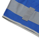 Hi Viz Vis T-Shirt High Visibility Reflective Tape Safety Work Top Blue