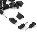 15 pieces anti dust plastic Cover for mini USB dock socket headphone jack B