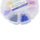 1box Dental color code rings silicone disinfection orthodontic dentist lab too Z
