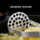 Stainless Steel Potatoes Masher Pusher Fruit Vegetable Tools Press Crusher