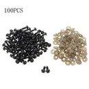 6-12mm 100pcs Safety Eyes For Teddy Bear Making Soft Animal Amigurumi E0U2 L7E0