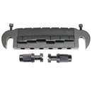 6 String Bridge Tailpiece+Backplate Back Plate for Electric Guitar Parts