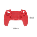 Silicone Controller Protective Case for Sony PS5 Anti-Slip Cover (Red) A
