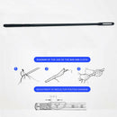 Plastic Flute Cleaning Rod with Random Color Cleaning Cloth Woodwind Instruments