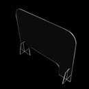 Sneeze Guard - Acrylic Plastic Divider Barrier for Nail Salon, CHECKOUT COUN Hn