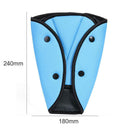 Kids Car Seat Belt Triangle Safety Holder Seat Cover Neck Protection (Blue