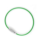 Lot 5pcs Stainless Steel Keychain Cable Wire Key Chain Rings Twist Screw Locking