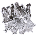 14Pcs/pack European lady stickers scrapbook DIY diary albums notebook decor FT