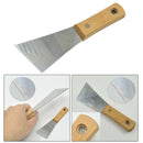 Stainless Scraper Putty  Wood Handle drywall Finishing Plaster Scraping Tool