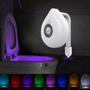 8Color LED Toilet Lamp Waterproof Intelligent Motion Sensor Seat Lights U0T5