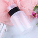 220ml High-Capacity Empty Pump Refillable Nail Polish Remover Bottles Tools