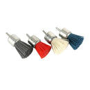4Pc Dia 30Mm Shank 6Mm Pen-Shaped Sanding Abrasive Nylon Wire Polishing Mix
