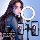 Video Live Photography LED Lamp Holder Monopod Selfie Ring Light Phone Bracket