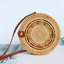 Rattan Bags for Women Woven Straw Crossbody Rattan with Bag