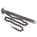 9 Inch Chain Wrench Oil Fuel Filter Remover Mechanic Removal Auto Pipe Tool