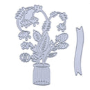 2pcs Flowerpot Metal Cutting Die DIY Scrapbook Embossing Stencil Paper Card
