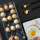 21 Grid Egg Box Kitchen Egg Storage Box Home Organizer Refrigerator Egg Cri J7H1