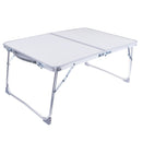Folding Camping Table Portable Picnic Outdoor Garden BBQ Dining Desk White
