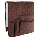 Anti-Slip Armrest Caddy Pocket Organizer for Sofa Couch Chair Recliner, Sto L6Z1
